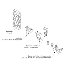 ROBOT ACC BRACKET PULSE SYRINGE VALVE