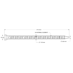 Statische Mischrohr ME 10-24