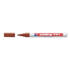 Lakový popisovač EDDING 751, hnědý