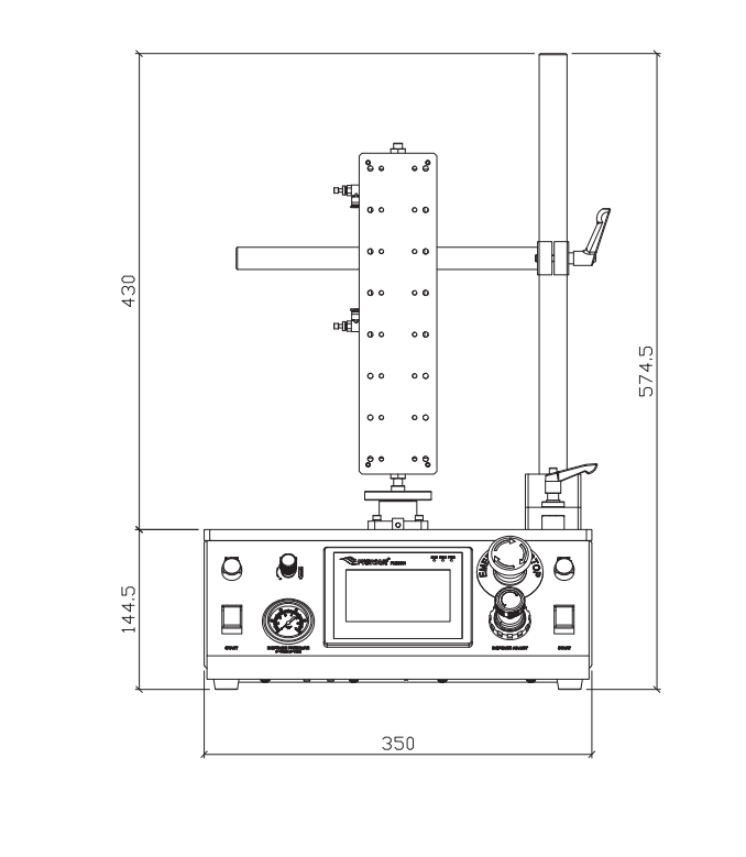 Rotary dispensing table robot